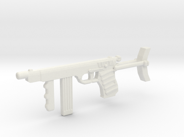 BrowningHP_SMG in White Natural Versatile Plastic