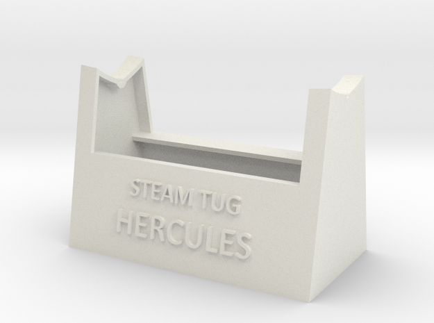 Hercules Display Stand in White Natural Versatile Plastic