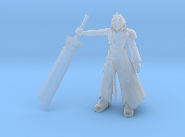 Final Fantasy Cloud Advent Attire miniature model in Tan Fine Detail Plastic