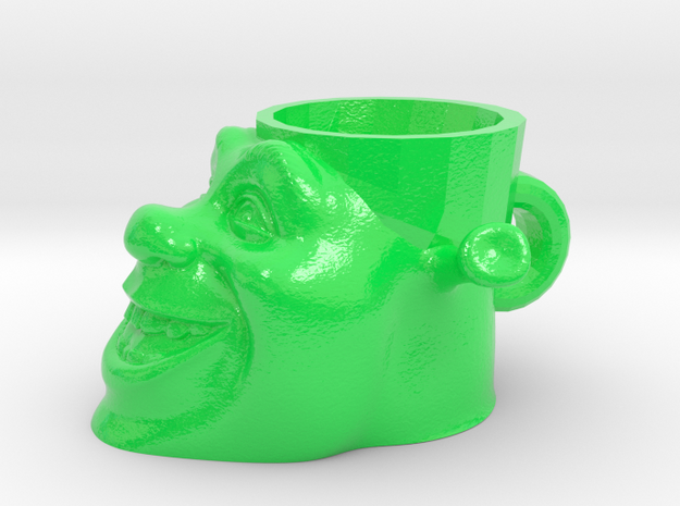 Shrek Cup in Glossy Full Color Sandstone