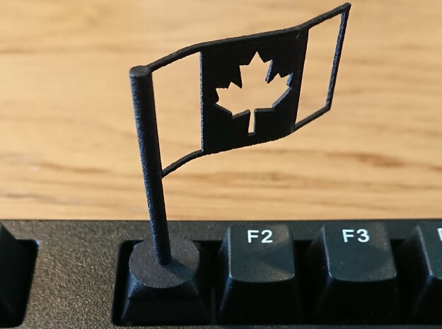 Cherry MX ESC key "Canada flag" in Black PA12