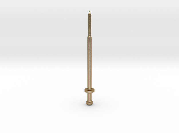 LEGO Minifig Fencing Sword (Battle Creator Gear) in Polished Gold Steel