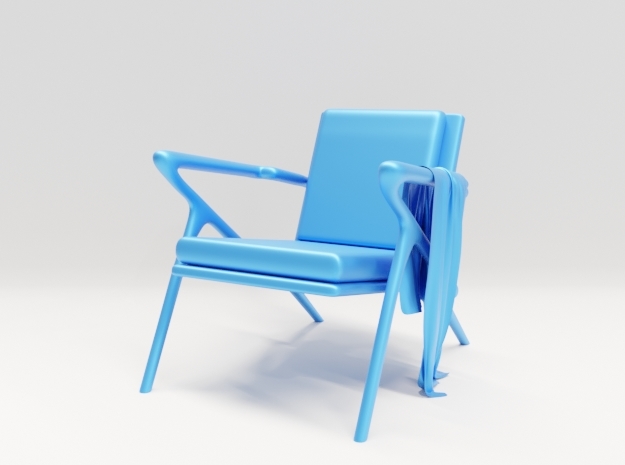 Chair No. 65b in White Natural Versatile Plastic