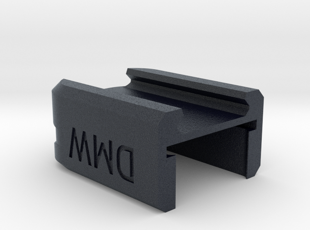 Hicapa Airsoft Mag Baseplate with rail mount (TM) in Black PA12