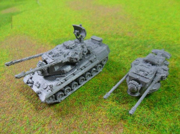 MG144-G16A Gepard 1A2 in White Natural Versatile Plastic