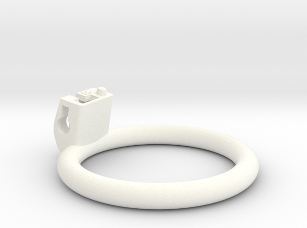 Cherry Keeper Ring G2 - 55mm Flat in White Processed Versatile Plastic