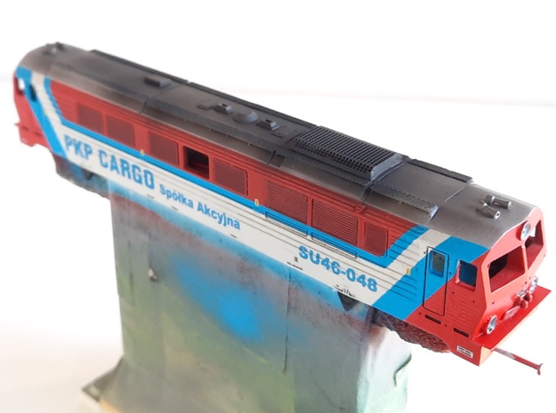 1:160 SU46 Body from 2000 PKP CARGO - BLUE or RED  in Smoothest Fine Detail Plastic