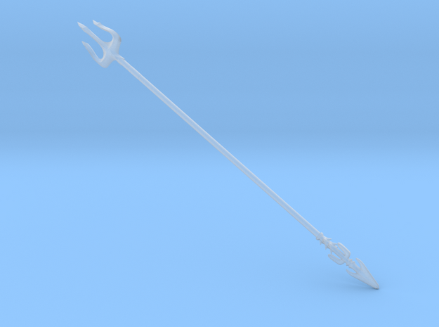 Mermista Spear (Goddess MOTUC weapon length).  in Tan Fine Detail Plastic