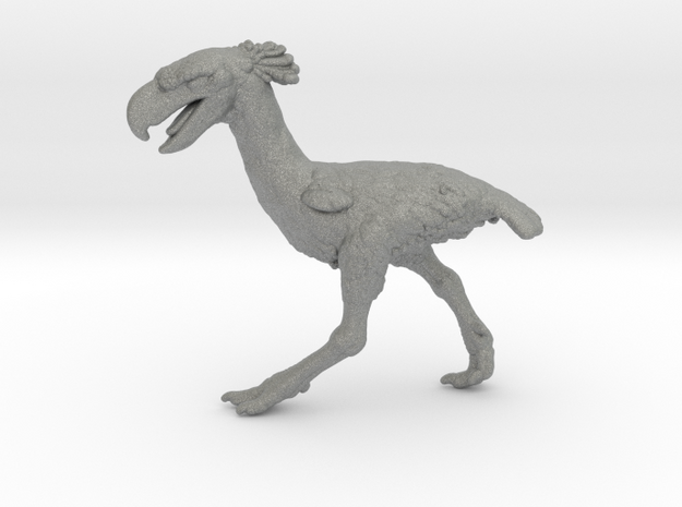 Terror bird miniature model fantasy games rpg dnd in Gray PA12