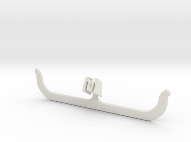 2021 Venza vent clip with finger shelf in White Natural Versatile Plastic