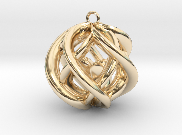 this heart, trapped in your grace in 14k Gold Plated Brass