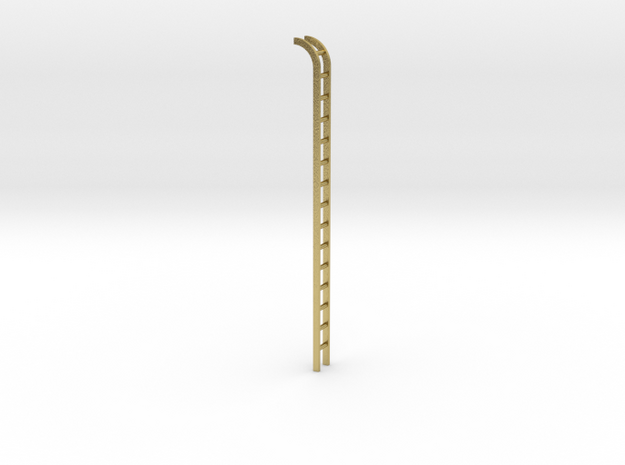 VR Pin Arch Gantry Platform Ladder 1:87 Scale in Natural Brass