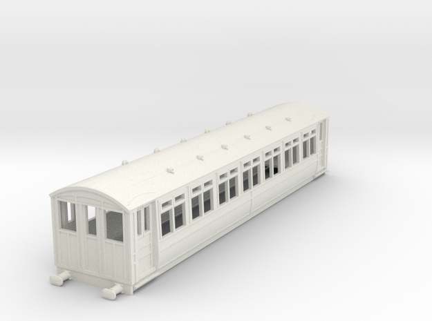 o-87-midland-railway-heysham-electric-tr-coach in White Natural Versatile Plastic