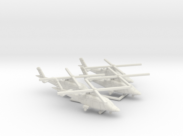 011I AW A109 1/285 set of 4  in White Natural Versatile Plastic