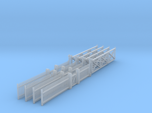 VR #1 Gate Set 1:87 Scale in Tan Fine Detail Plastic
