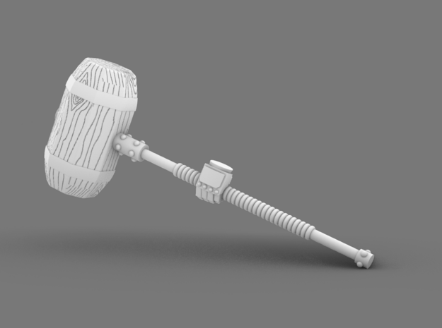 Cyber Samurai Otsuchi Style Hammer (LEFT) in Tan Fine Detail Plastic