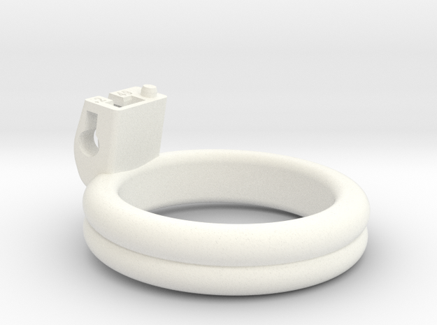 Cherry Keeper Ring G2 - 49mm Double Flat +2° in White Processed Versatile Plastic