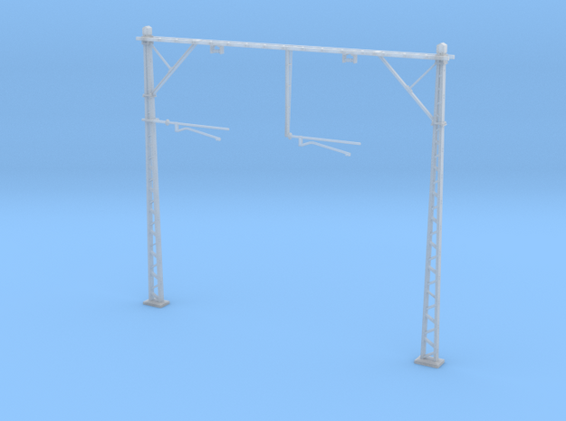VR Double Stanchion 66mm (Standard) 1:87 Scale in Smooth Fine Detail Plastic