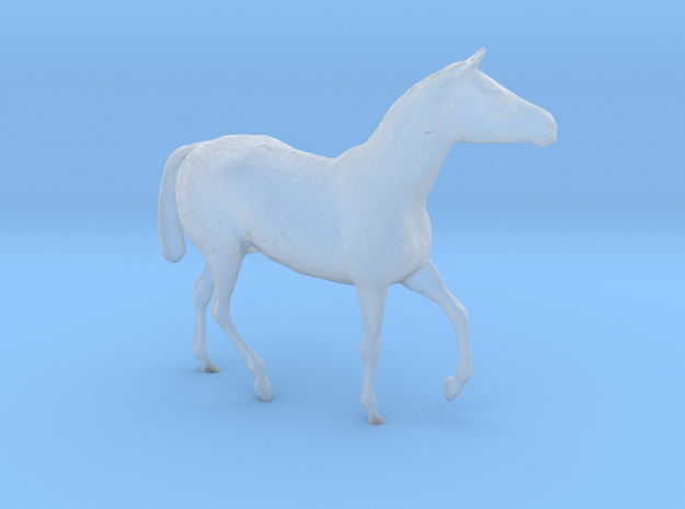 S Scale Walking Draft Horse in Tan Fine Detail Plastic