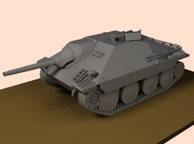 1/100 Jagdpanzer 38 Hetzer in Tan Fine Detail Plastic