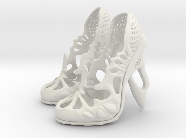 girl- baby-doll butterfly sandals in White Natural Versatile Plastic
