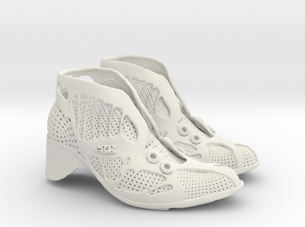 butterfly shoes- boy in White Natural Versatile Plastic