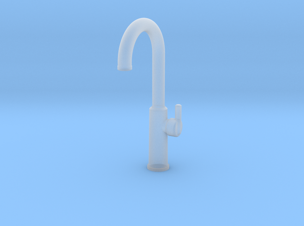 Vessel Faucet 1in Tall  in Tan Fine Detail Plastic