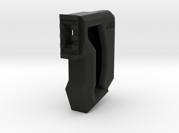 HMP Hollow Shoulder Stock (Halo M7 SMG Inspired) in Black Natural Versatile Plastic
