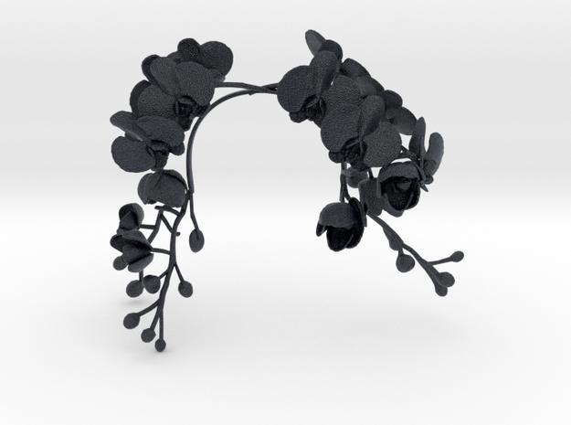 ORCHID_BOW-thicker in Black PA12