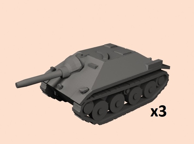 1/160 Jagdpanzer 38 Hetzer in White Processed Versatile Plastic