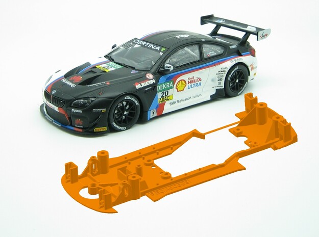PSCA00603 Chassis Carrera BMW M6 GT3 in White Natural Versatile Plastic