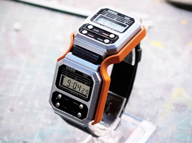 Ripley Watch Surround, Tight A100 in Orange Processed Versatile Plastic
