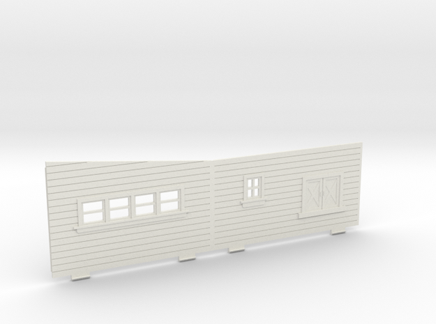 Tyco Trucking US-1 Garage Building 2 in White Natural Versatile Plastic