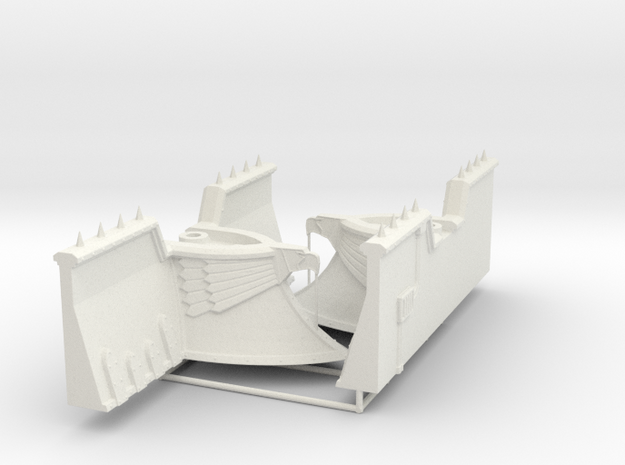 Heavy Weapon Barricade (Version 02) x2 in White Natural Versatile Plastic