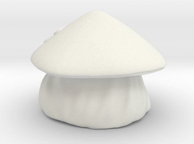 Raikage Hat in White Natural Versatile Plastic