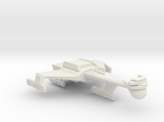 3788 Scale Klingon WC10 Battleship WEM in White Natural Versatile Plastic