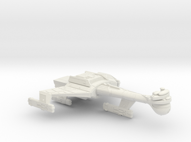 3788 Scale Klingon WC10K Refitted Battleship WEM in White Natural Versatile Plastic