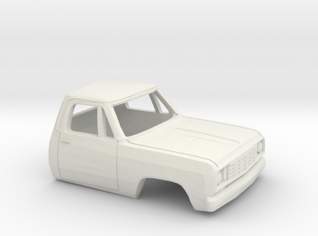 1/64 1976 Dodge D-Series Reg Cab in White Natural Versatile Plastic