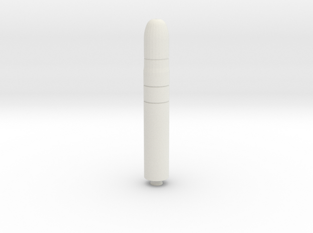 UGM-133 Trident II D5 SLBM in White Natural Versatile Plastic: 1:200