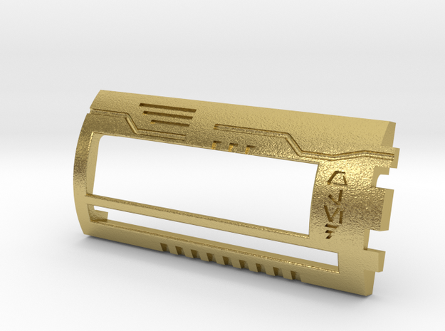 The Child Standard Chassis OLED Cover in Natural Brass