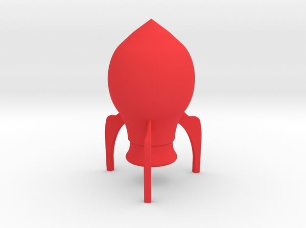 Rocket2.0 in Red Processed Versatile Plastic: Medium