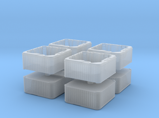 Jacuzzi Hot Tub (x8) 1/285 in Smooth Fine Detail Plastic