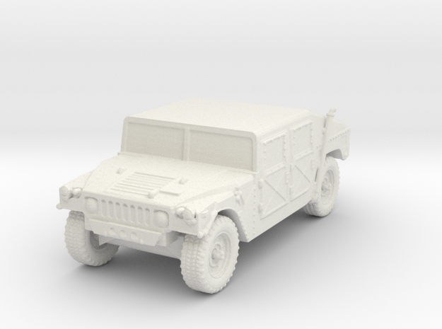 Humvee Early 1/76 in White Natural Versatile Plastic