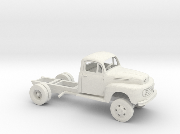 1/48 1948-50 Ford F-Series Cab and Frame Kit in White Natural Versatile Plastic