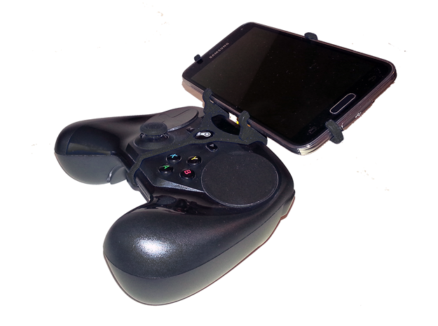 Controller mount for Steam & Honor Play 30 Plus -  in Black Natural Versatile Plastic