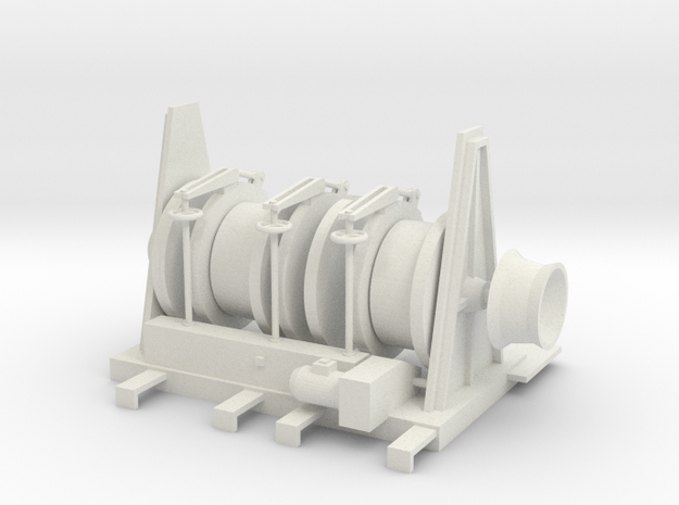 1/24 DKM Raumboote R-301 Aft Winch in White Natural Versatile Plastic