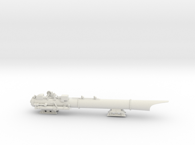 1/24 DKM Raumboote R-301 Torpedo Launcher Starboar in White Natural Versatile Plastic