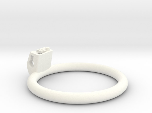Cherry Keeper Ring G2 - 66mm Flat in White Processed Versatile Plastic