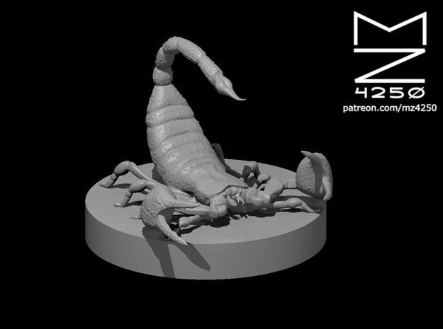 Scorpion in Tan Fine Detail Plastic