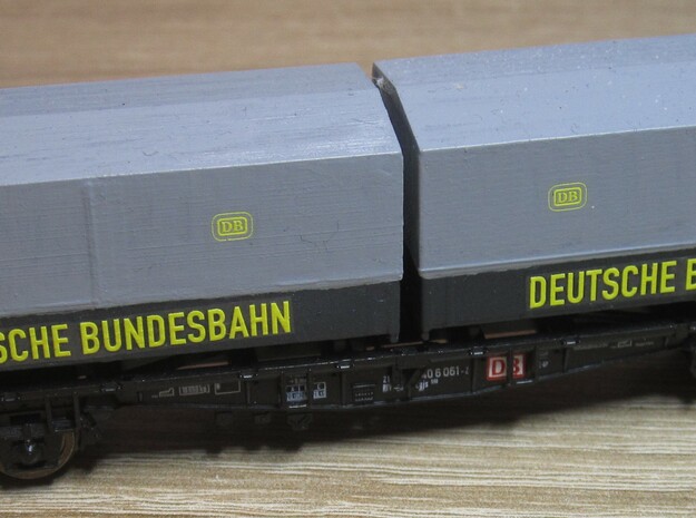 Wechselkasten System Wuppertal DB in Tan Fine Detail Plastic